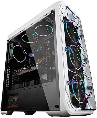 KOTIN I7 8700K Gaming Pc Desktop 6-Core 3.7GHz Water Cooling Gaming Ofiice Work PC Computer, GeForce GTX 1060 5G DDR5 Graphics Card, 16GB DDR4 2400 MHz, 320G SSD, WiFi