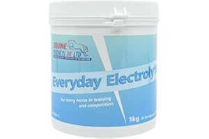 Equine Products Everyday Electrolyte Horse Supplement 1kg. For Very Hot Conditions, During Exercise, Travel or After a Race or Competition