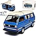 Produktbild Schuco Volkwagen T3 A Joker Westfalia Bus Transporter Camping Blau 1979-1992 1/18 Modell Auto mit individiuellem Wunschkennzeichen
