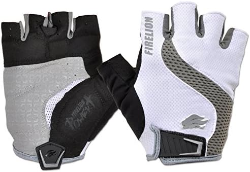 FIRELION Power+ Gel Foam Cycling Gloves Fingerless MTB Mountain Bike Gloves Half Finger Downhill Bike Bicycle Gloves Anti Skid Silicone Gloves