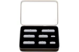 AYINLAB Magnetic Stir Bar, No More Mess Magnetic Bar, PTFE Stir Bar, from Large Stir Bar to Small Magnetic Stir Bar Set, Mixed 8pcs Stir Bar Set, Magnetic Rod for Magnetic Stirrer, Magnetic Mixer