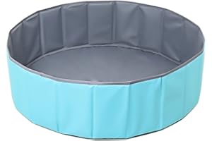 Savieva Foldable Ball Pit for Babies & Dogs | 80/100/120cm Round Play Pool | Durable Polyester Indoor/Outdoor Baby Ball Pit | Portable Design for Nursery, Bedroom, Game Room|(Balls Not Included)