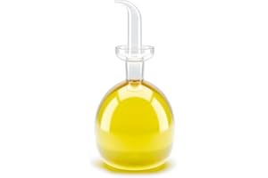 Balvi - aceitera de 500 ml de Capacidad de Vidrio Transparente. Sistema antigoteo. También Ideal par