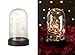 Produktbild Lunartec Haus-Deko: Deko-Leuchte aus Echtglas mit 20 warmweißen LEDs, batteriebetrieben (Deko-Objekt)