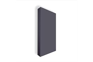 Stop Sound Pannello Acustico Fonoassorbente Bass Trap Extreme, pannelli fonoassorbenti alte prestazioni 124X64X15 Cm (Grigio scuro)