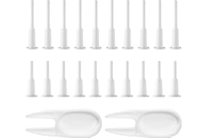 TIESOME 22-częściowy zestaw zamienny do piłek gimnastycznych z igłą, urządzenia do usuwania piłek do ćwiczeń, do jogi, siatkówki, piłki nożnej, koszykówki i innych nadmuchiwanych zabawek