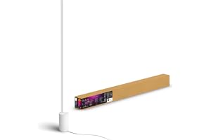 Hue Play Gradient Signe golvlampa, vit | Vitt & färgat ljus, flerfärgfunktion, Zigbee & Bluetooth, smart röststyrning