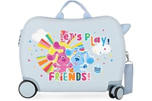 ROLL ROAD Blue´s Clues and you Maleta Infantil Azul 50x38x20 cms Rígida ABS Cierre de combinación lateral 34 1,8 kgs 4 Ruedas Equipaje de Mano