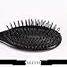 Neitsi® 1pc Plastic Tangle Free Hair Brush Anti Static Shower Hairbrushes Black
