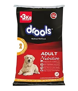 Drools Adult Chicken and Egg Dog Food (15 Kg)
