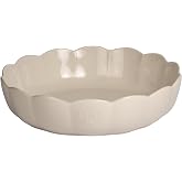 Emile Henry Madeleine Fırın Kabı Yuvarlak 27 cm Ekru/Clay