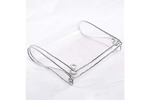 AMSXNOO 420g/m² Bâche imperméable avec œillets, Bâche Transparente en Plastique en PVC Durable, Résistante Couverture en Feuille de Bâche, pour Jardin Camping Piscine Voiture Patio Pergola Extérieu (1X2m)