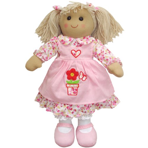 Preisvergleich Produktbild Blumentopf Stoffpuppe - Handgefertigt - M 40cm - Powell Craft