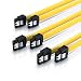 Produktbild CSL - 3 x 0,5m S-ATA III Kabel | Flachkabel Premium HDD / SSD Datenkabel | 1x Stecker gerade zu 1x Stecker gerade | 1,5 GBs / 3GBs / 6GBs | schnelle, sichere und störungsfreie Datenübertragung | Verriegelungssystem für bessere Zugfestigkeit | abwärtskompatibel