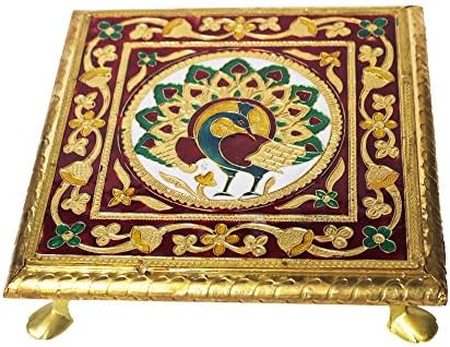 ESoftPooja Chowki 8" L8XW8XH2