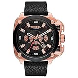 Diesel Herren-Armbanduhr BAMF Analog Quarz Leder DZ7346