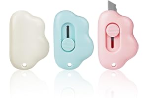 OFFCUP Mini nóż do pudełek, 3 szt., wysuwany nóż uniwersalny, otwieracz