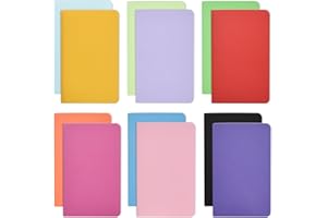 LPAMABA Lot de 24 mini carnets de notes Un Carnet Agrafé Mini Carnet Ligné Bloc-notes 60 Pages (30 feuilles) carnet de poche Travelers Notebook pour Bureau Agenda L'école L'écriture