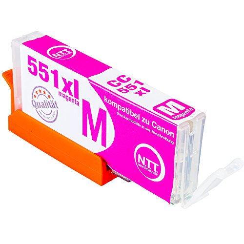 N.T.T.® SET 5 kompatible Druckerpatronen für Canon PGI-550 / CLI-551 XL - 5