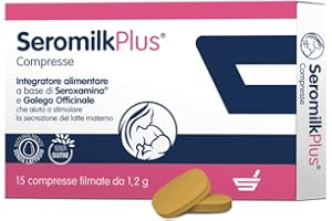 STERILFARMA EVOLUTION Seromilk Plus integratore per ALLATTAMENTO aumenta la montata lattea e regola il tono dell'umore, a base di Seroxamina e Galega Officinale, 15 compresse