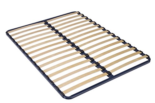 sedac Cadre A 30lattes Sommier 140x190 30 Lattes, Acier, Bois, Bleu Nuit, 2 Personnes (Standard)
