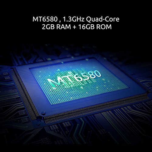 Cubot R9 (2017) Android 7.0 Nougat Dual Sim Smartphone ohne Vertrag, Ultra dÃ¼nnes 5 Zoll HD IPS Touch Display, 2GB+16GB interner Speicher, 13MP Hauptkamera / 5MP Frontkamera, 2.5D gebogener Kapazitiver Bildshirm, nutzbares GPS, Benachrichtigungs LED, MetallrÃ¼ckabdeckung mit 0.1s Fingerabdruck Sensor - 360Â° Erkennung, Schwarz