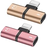 SBO Headphone Adapter for iPhone Dual Type C Splitter Jack Earphone Audio Converter for iPhone 7/7Plus/8/8Plus/X/Xs Max/XR/11