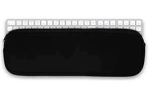 kwmobile Housse de Protection Compatible avec Clavier Apple Magic Keyboard avec Pavé Numérique - Sacoche pour Clavier sans Fil en néoprène Noir