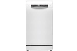 Bosch SPS4HMW49G Series 4, Free-Standing Dishwasher 45 cm, Ideal Dry, Intensive Zone, White