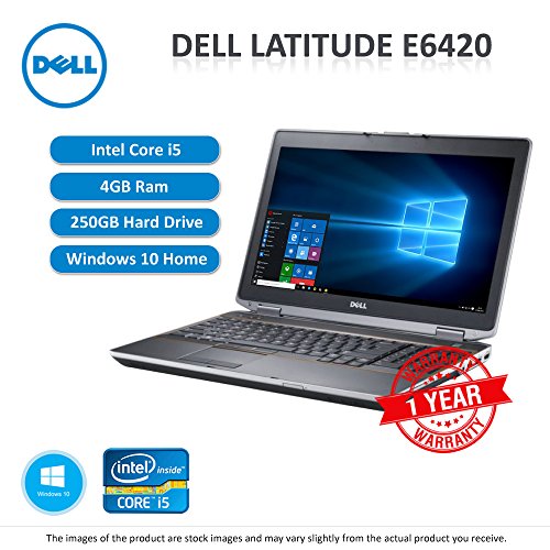 Dell Latitude E6420 Intel Core i5 2 5GHz 14 1  4GB 250GB DVDRW Webcam Windows 10 Home 64Bit sold and warranted by Easy buy  CRS-UK  Registered Trade M