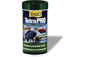 Tetra Pro Algae Multi-Crisps - Premium fish food with algae concentrate for increased strength, 250ml