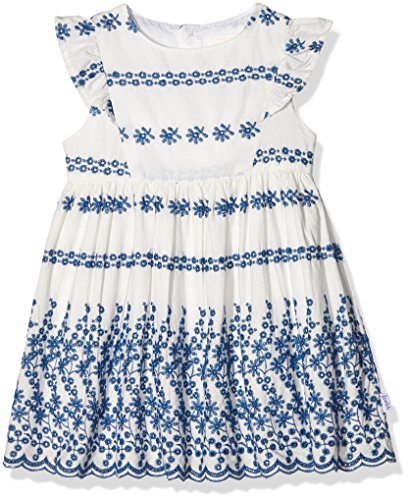 Pumpkin Patch Baby Girls 0-24m Broderie Bow Dress, Off-White (French Vanilla), 12-18 Months (Manufacturer Size:12-18M)