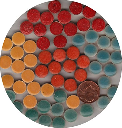 Mosaic-Minis Round Stones Ø10mmx3mm,Mix Varied 365 Micro