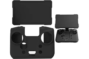 Honbobo Schutzhülle für DJI RC Pro 2, Silikon Hülle + Bildschirm Schutz für DJI Mavic 4 Pro Fernbedienung DJI RC Pro 2 (Black)