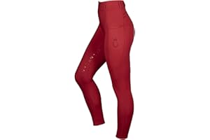 Royal Horsemen Reitleggings Highwaist Damen und Mädchen (Gr. XXS-XXL) - Bequeme Reithose mit Silikon Vollbesatz - Mit Handytasche und Gürtelschlaufen