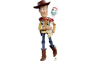 STAR CUTOUTS SC1359 - Giocattolo a grandezza naturale, con scritta Woody & Forky, altezza 4, 164 cm, multicolore