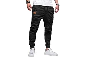 JMIERR Pantalon de Travail Homme Pantalon Cargo Homme Pantalon Jogging Slim Fit Militaire Coton Jogging Sport Pantalon avec Quatre Poches