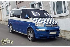 FUEL LAGOON VW Rocky Transporter T5 Window Screen Curtain Wrap Cover Frost Protection Blinds Eyes (Blue)