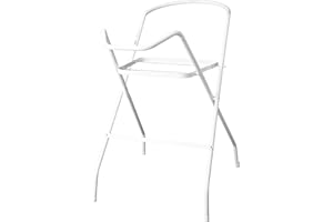 Tega Baby® Support pour la baignoire de bébé 86 cm | Support assorti pratique et universel | Sans nacelle | Support : Premium – Blanc
