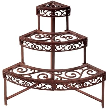 Blumentreppe aus Holz Blumenständer für Innen Balkon Wohnzimmer