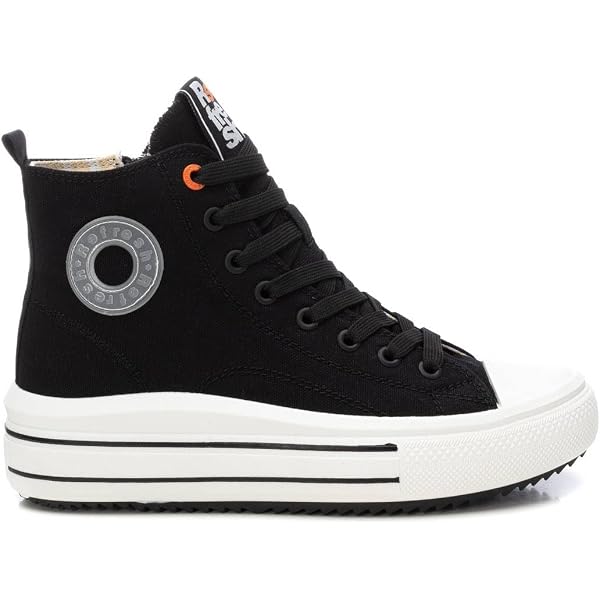 Botas altas de cuña cómoda para mujer color negro VR3-523 Botas altas de cuña cómoda para mujer color negro VR3-523