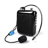Amplificador de voz, Maono AU-C01 micrófono profesional portátil con FM,...