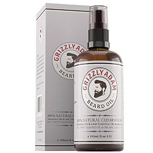 Beard Oil Cedarwood Lime Premium Beard Conditioning by Grizzly Adam - Soothes Skin Irritation - Anti Bacterial and… - Image 8