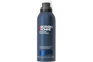 Biotherm Homme, Basic Line Mousse de Rasage, Prévient les Brûlures de Rasage et Apaise les Irritations, Enrichi en Biotech Plankton, Pour Peaux Sensibles, 200 ml