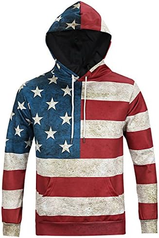 WJNKK Sweatshirts Unisex 3D Prints Cardigan Flag Pocket Breathable Sweater Patterned Hoodies Large Size,OneColor-3XL