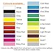 Football children's height chart wall sticker H540K - RED