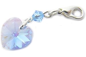OCCASIONS EMPORIUM Something Blue Heart Garter Charm - Gift Wrapped And Gift Label