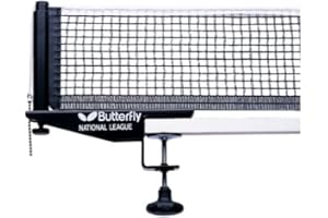 Butterfly National League Table Tennis Net & Post Set 11303