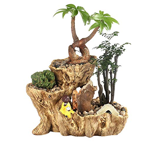 Preisvergleich Produktbild DRAULIC Gartenarbeit Blumentopf Pflanzenständer Pflanzengefäße Korrosionsbeständig Atmungsaktiv Robust mit Loch am Boden für Schlafzimmer Wohnzimmer Büro