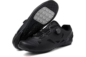 WEBROSISTOL Cycling Shoes Womens Mens Breathable Knit Outdoor Indoor Spinning MTB Clipless Bike Sneakers Flat Pedal Biking Trainers